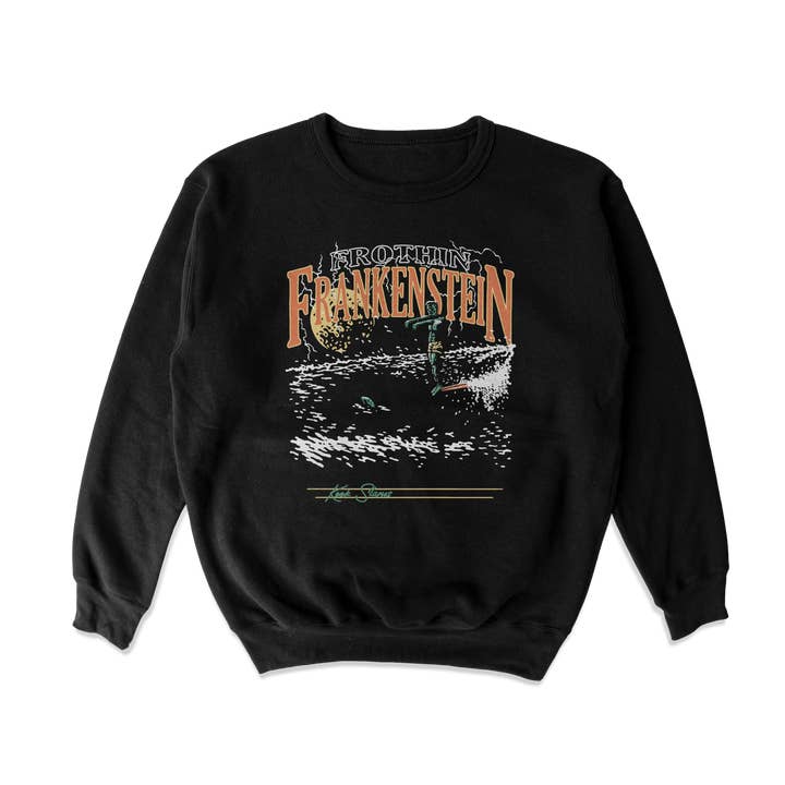 Sweat-shirt à col rond Frothenstein pour la vente par Kookslams