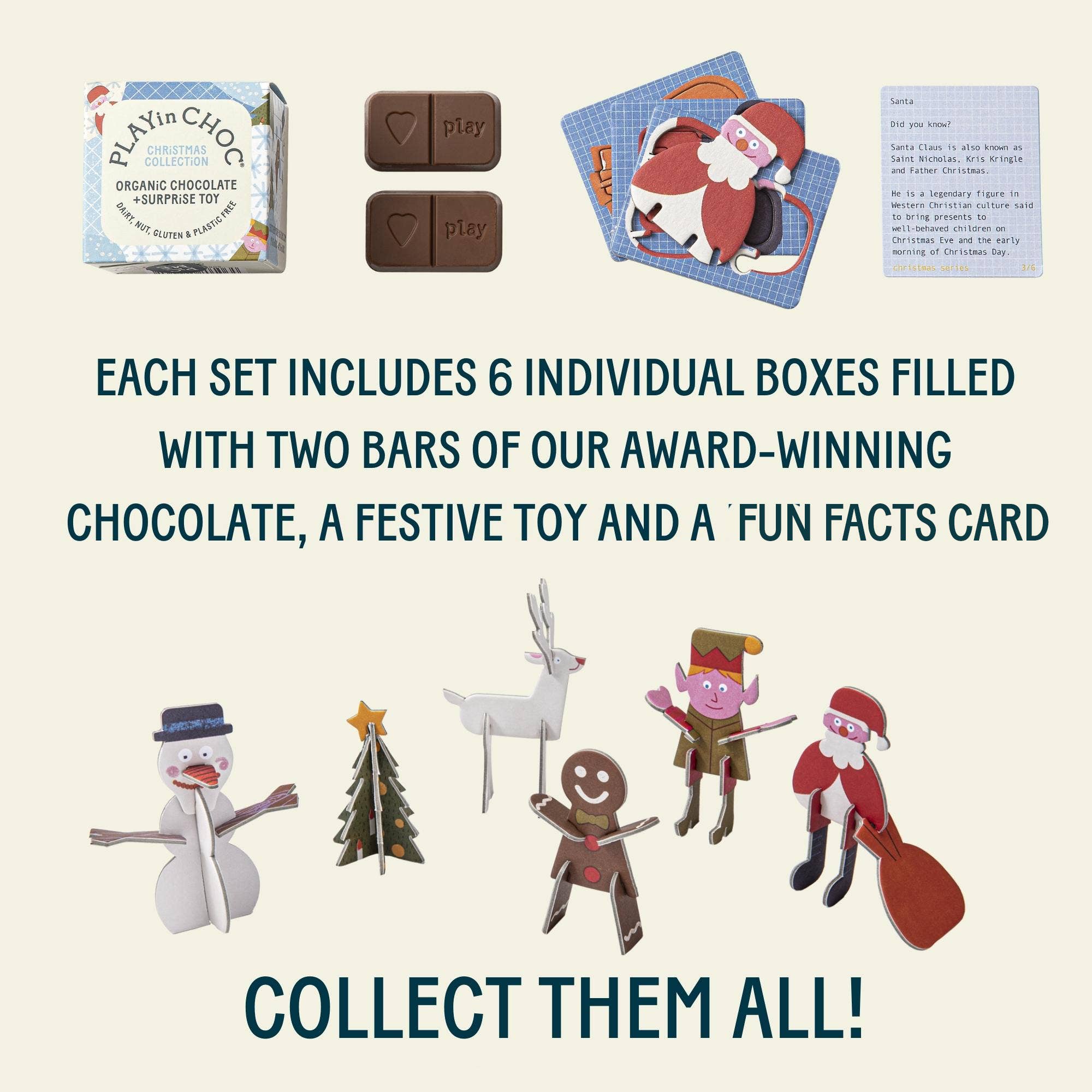 PLAYin CHOC - Wholesale Chocolate Box - ToyChoc Box® - CHRiSTMAS GiFT SET x 32