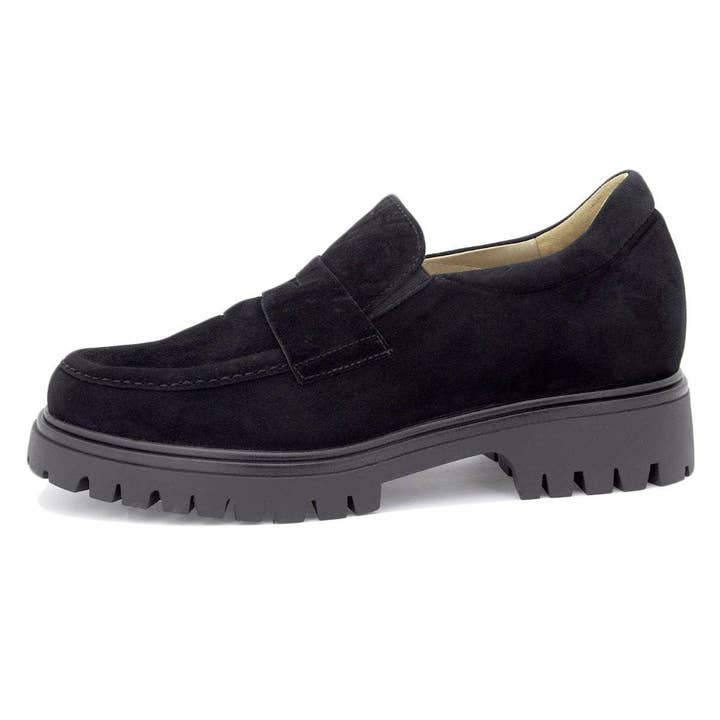 Mocassin Daim Noir 245629 pour la vente par PieSanto