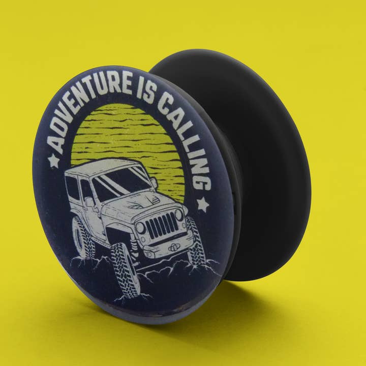 Classy Grips - Venta al por mayor Soporte para móvil - CG-105 - Vehículo todoterreno Jeep Wrangler 4X4 con agarre elegante «Adv