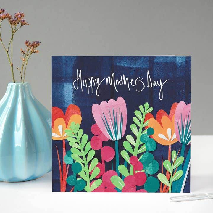 Happy Mother's Day Flowers for wholesale by Fiona Clabon Illustration
