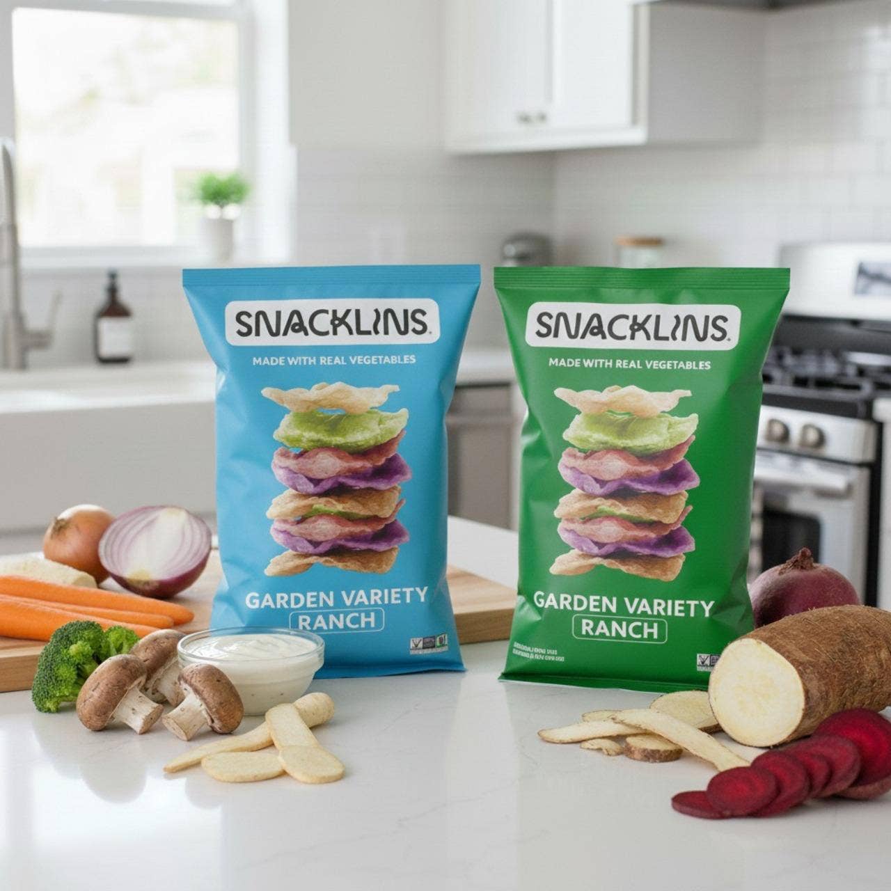 Snacklins - Wholesale Puffed Snack - Garden Variety Ranch Snacklins (12ct - 3 oz)8