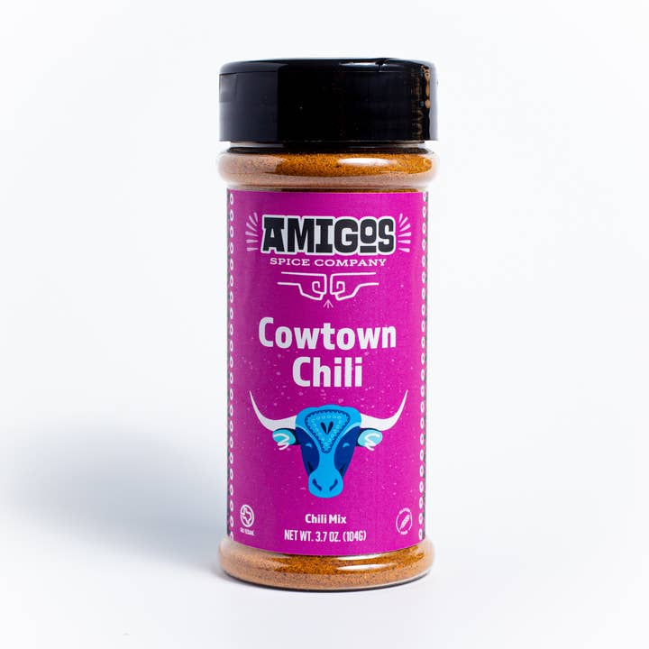 Cowtown Chili for wholesale by Amigos Spice Co.