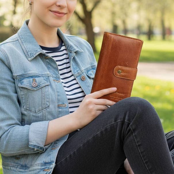 Alta Quero - Wholesale Wallet - Women's - Genuine Leather Ladies Wallet RFID – Tan2