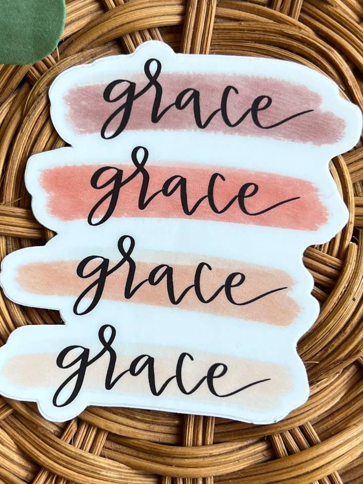 Grace Worship and Faith Christian Stickers for wholesale by Meg Creates