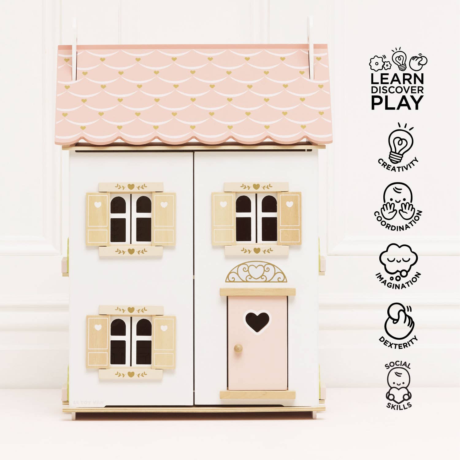 Le Toy Van, Inc. - Wholesale Doll Accessory Kit - Kids - Roseheart Wooden Dolls House3