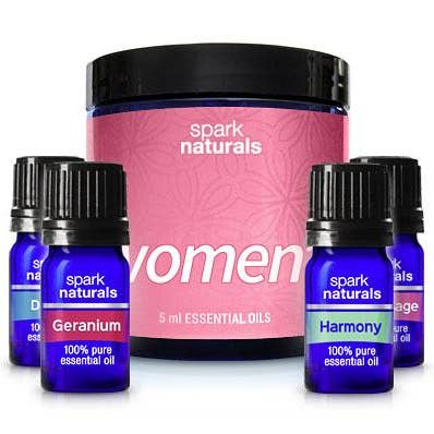 Women's Essentials | Essential Oil Kit for wholesale by SPARK NATURALS ESSENTIAL OILS