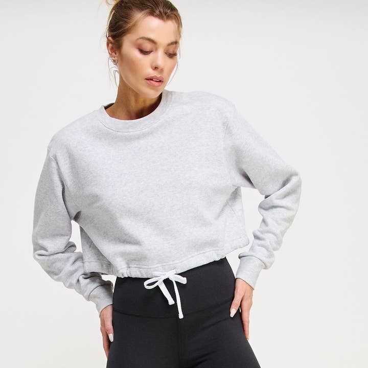 SWEAT-SHIRT EN TISSU ÉPONGE À CORDON FZ0002-D1 pour la vente par FREEZIA