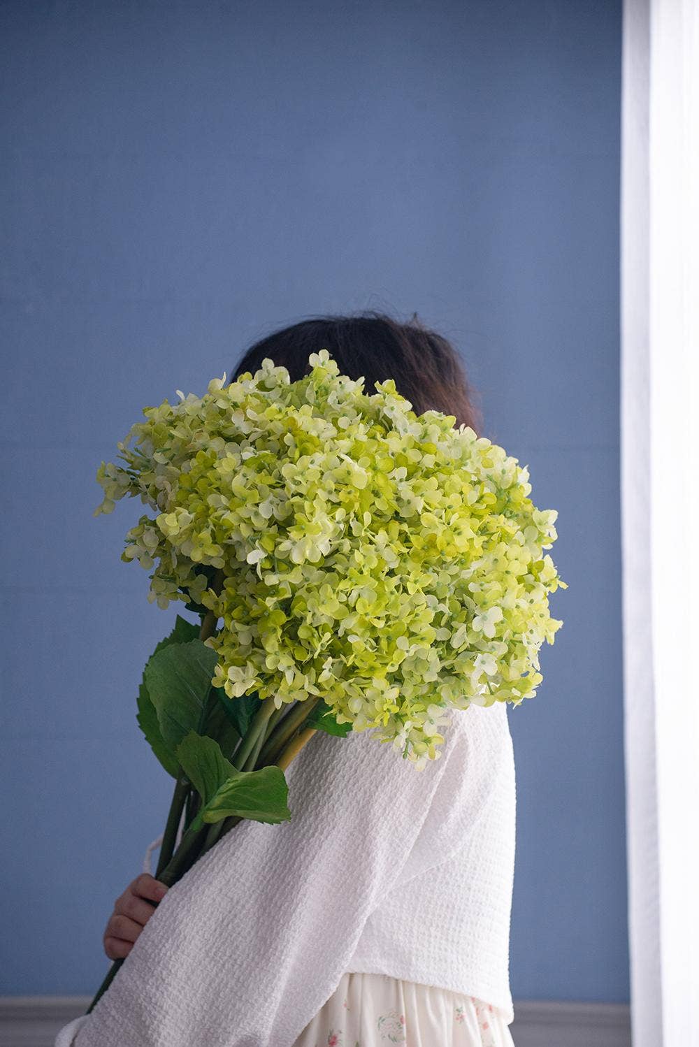 A&B Home Group Inc. - Wholesale Artificial Flowers - 9x6x34" French Hydrangea - Green3