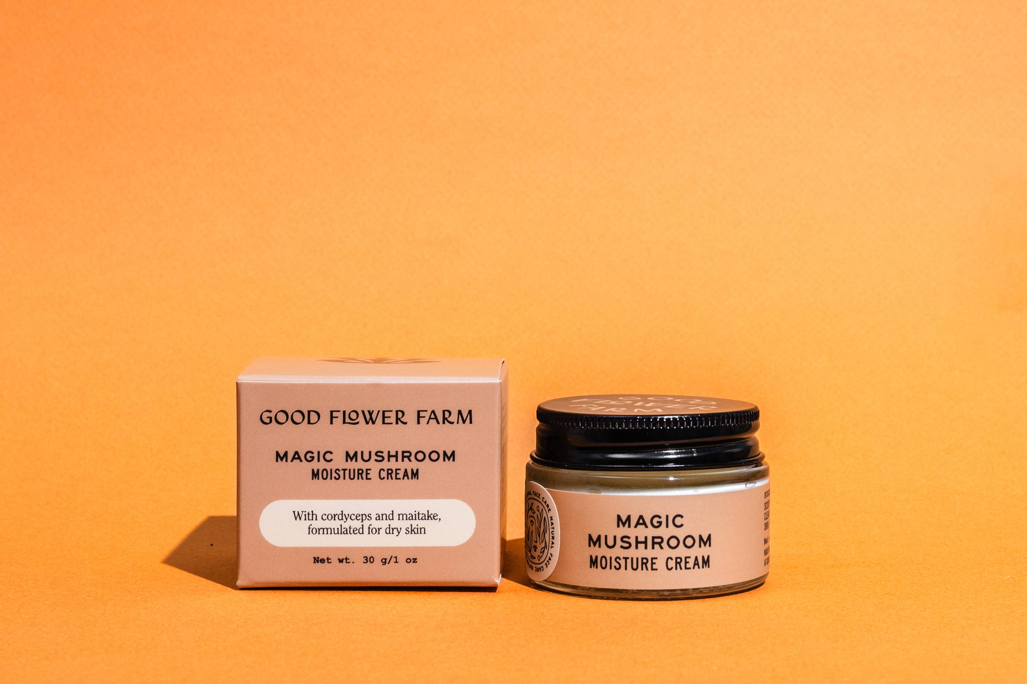 Good Flower Farm - Wholesale Facial Moisturizer - Magic Mushroom Organic Herbal Moisture Cream / 1 oz1