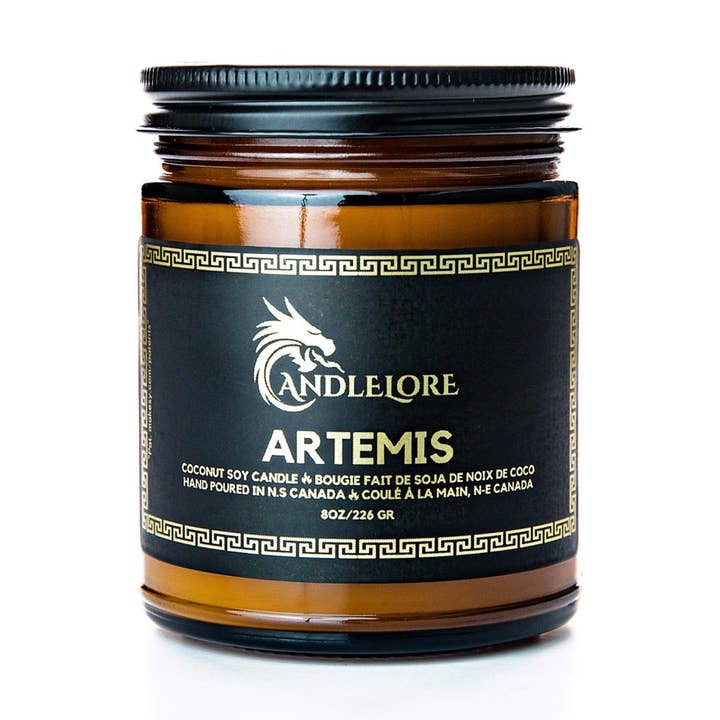 Artemis Greek Goddess Candle for wholesale by Candlelore