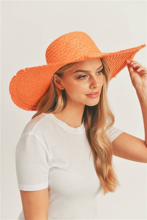 MYS Wholesale Inc - Wholesale Straw Hat - Women's - Solid Summer Floppy Sun Hat17