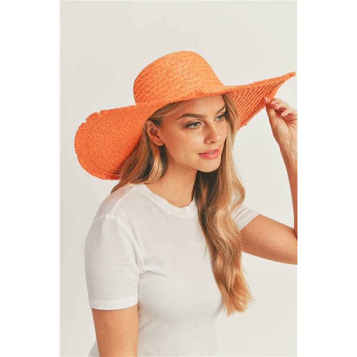 MYS Wholesale Inc - Wholesale Straw Hat - Women's - Solid Summer Floppy Sun Hat18