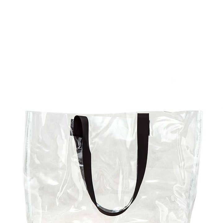 Shop Neighbors - Wholesale Tote Bag - Women's - Clear Transparent Tote Bag0