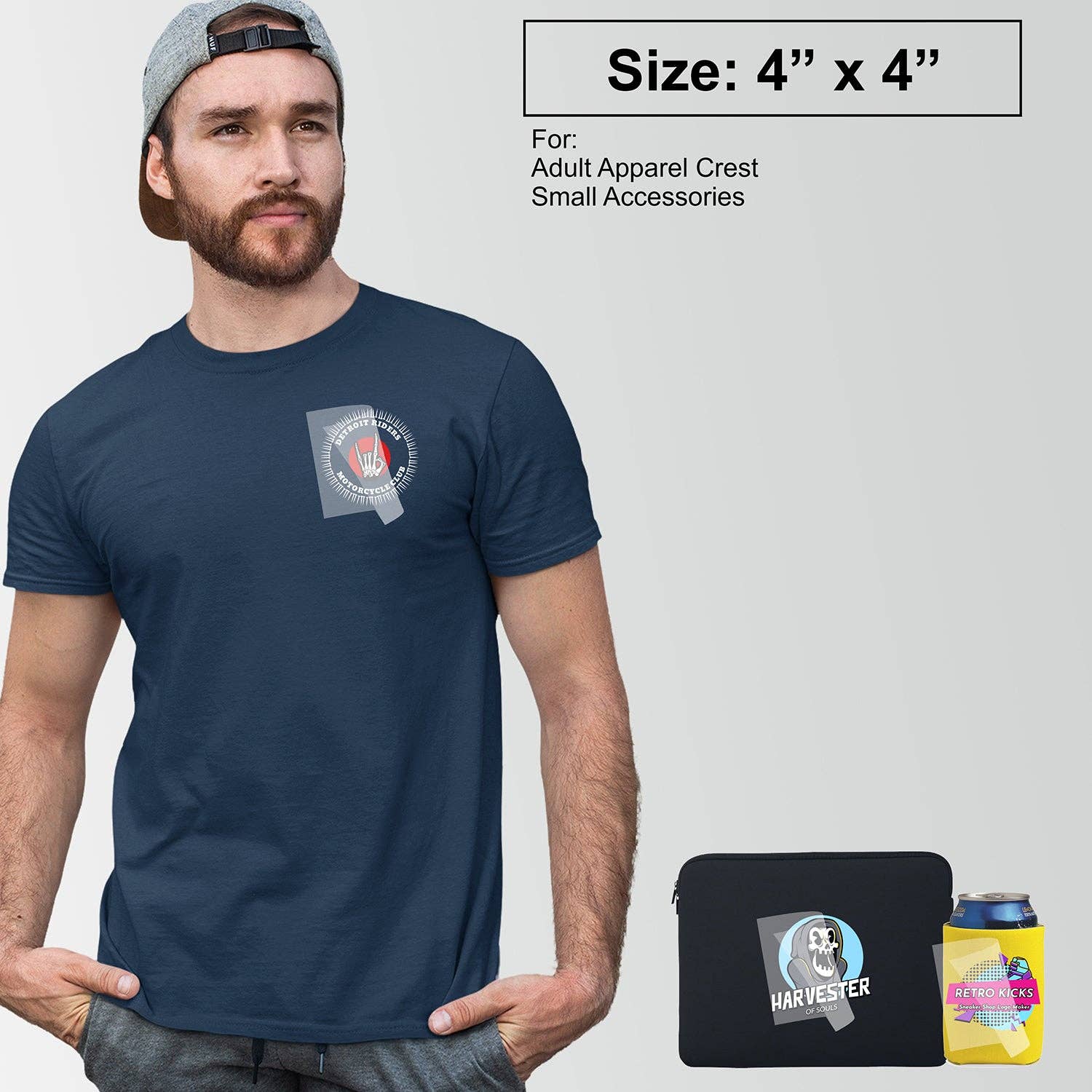 Iron It - Wholesale Sublimation Transfer - Individual Custom DTF Transfers By Size0