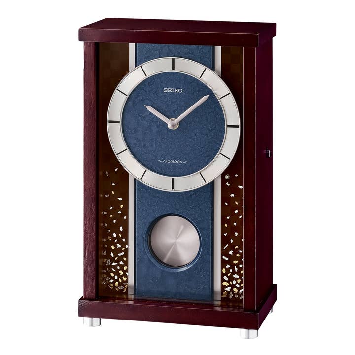 Horloge de cheminée musicale Blue Stream pour la vente par Seiko Clocks USA