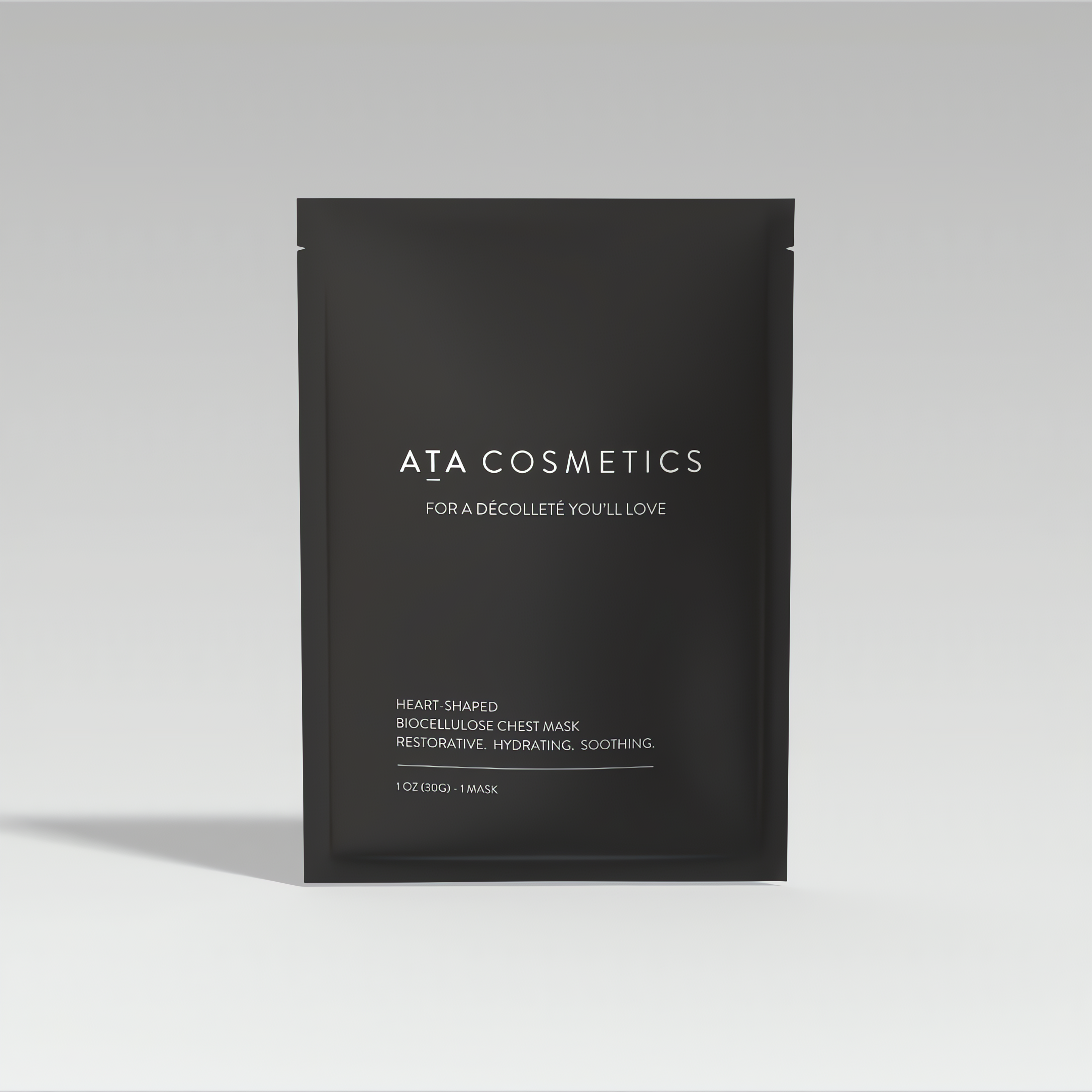 ATA Cosmetics - Wholesale Skincare Face Mask - Chest Mask (Heart Shape) Biocellulose: *6-Pack*2