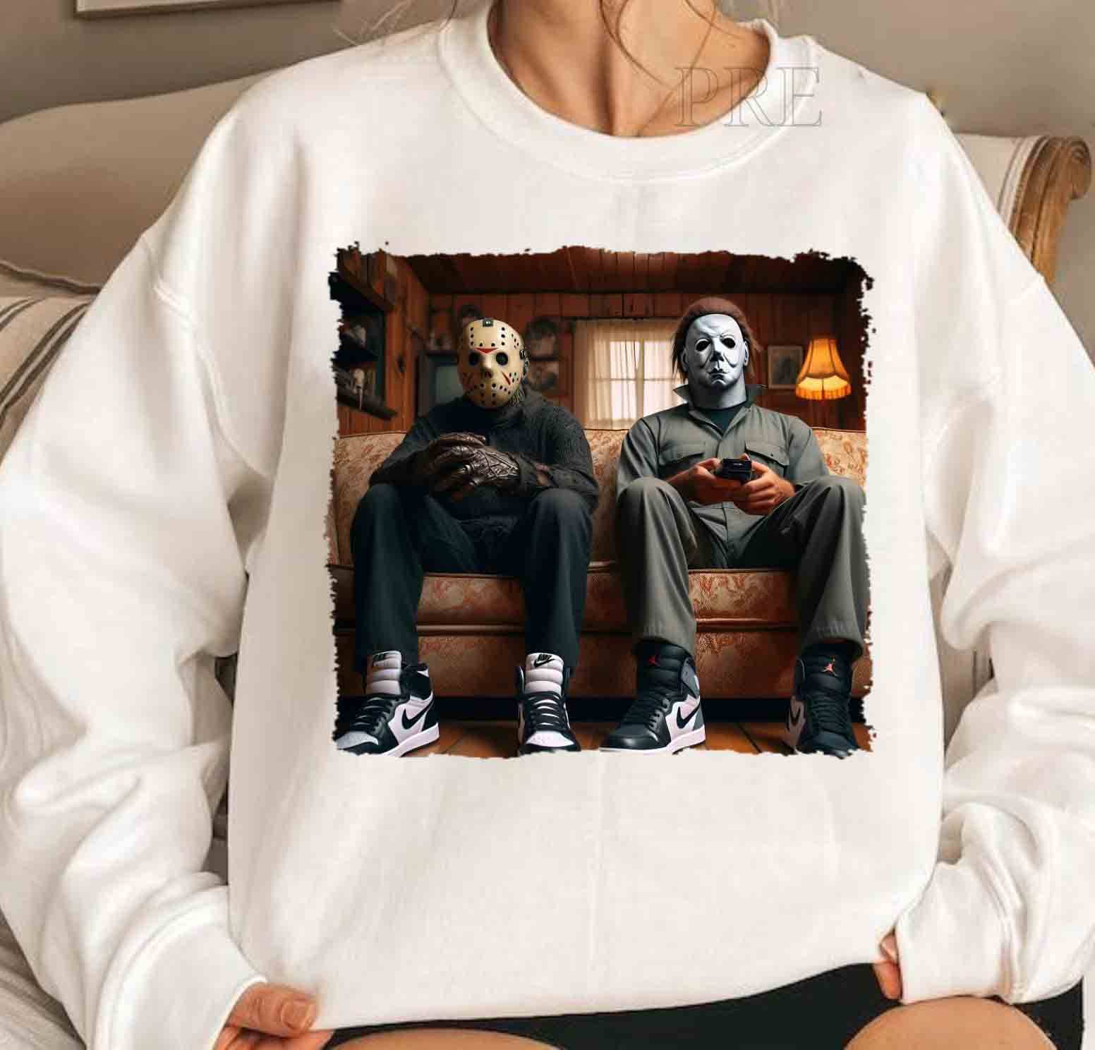 NVC Ecommerce LLC – wholesale T-shirt (graphic) – women's – Michael Myers Sweatshirt, Jason Movie Halloween Shirt1