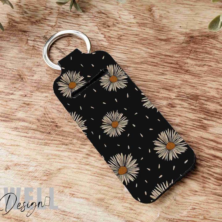 BidwellbyDesign - Wholesale Keychain - Women's - Daisy Chapstick Holder Keychain
