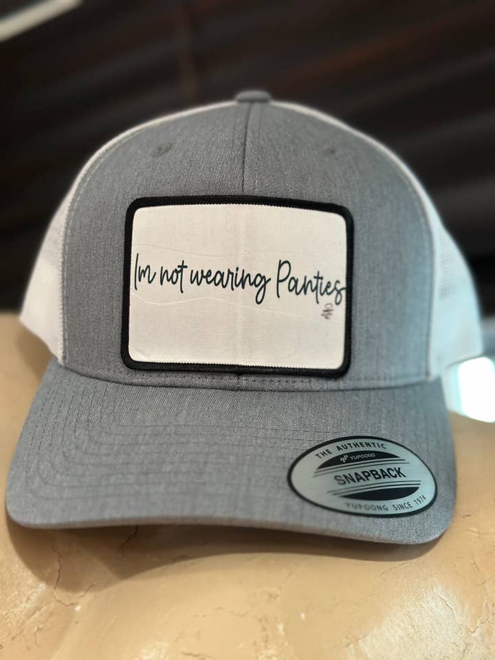 I'm Not Wearing Panties Hat (Multi Color Options) for wholesale by Crooked Halo