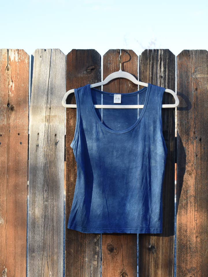 Silk Tank - Plant Dyed ꩜ 3 colors for wholesale by Ebb & Flow
