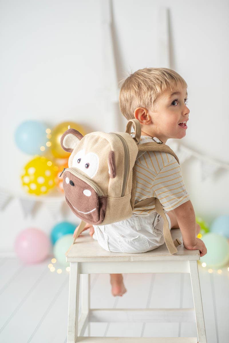 Crochetts – Großhandel Rucksack – Kinder – GORILLA Baumwoll-Rucksack4