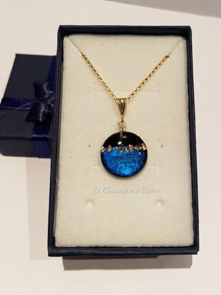 Collier "flocon royal" en gold filled pour la vente par La Chaumière à Bijoux