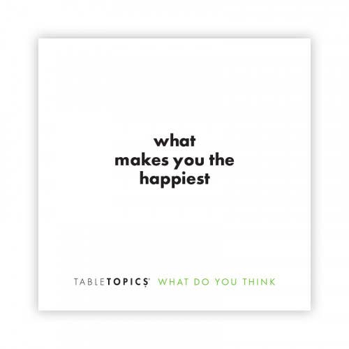 TableTopics - Wholesale Card Game - WHAT DO YOU THINK