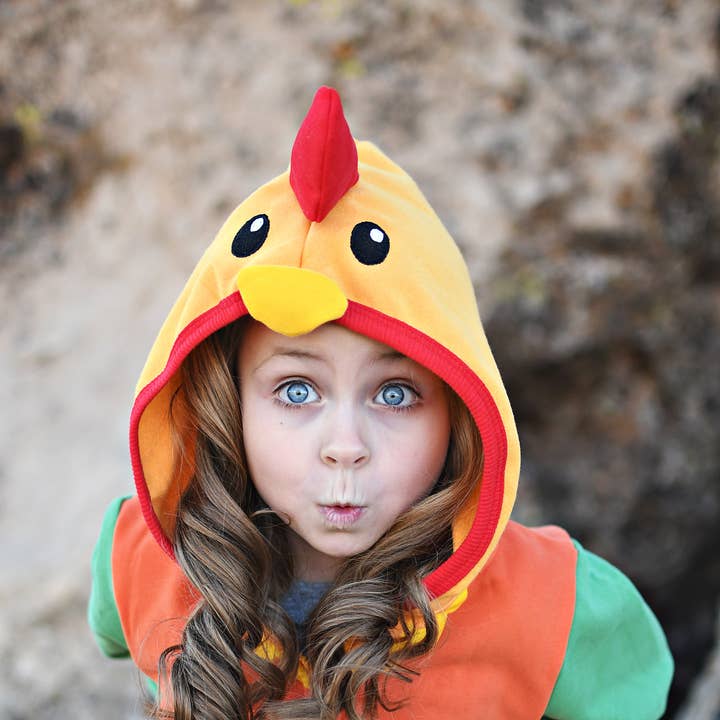 Sudadera con capucha Rocket the Rooster Western 3D para bebés y niños para venta al por mayor de Doodle Pants