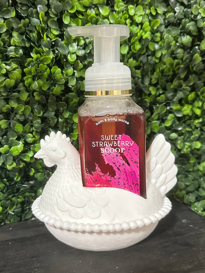 Porte-savon Poule sur Nid - Blanc pour la vente par SMR Wholesale