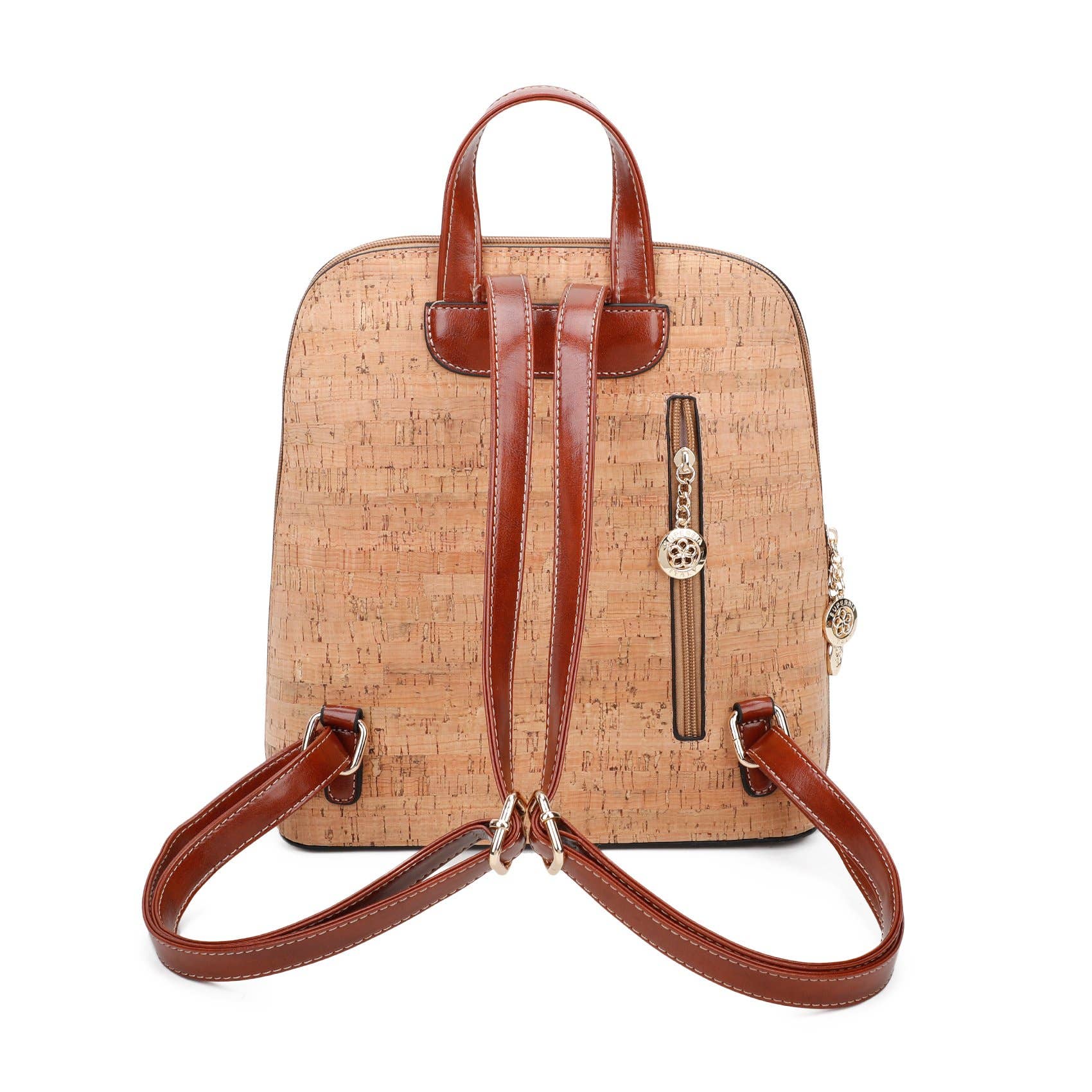 Superbia - Wholesale Backpack - Women's - Medium Size Cork Backpack -58885