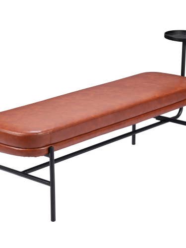 Ploce Bench Brown for wholesale by Zuo Modern