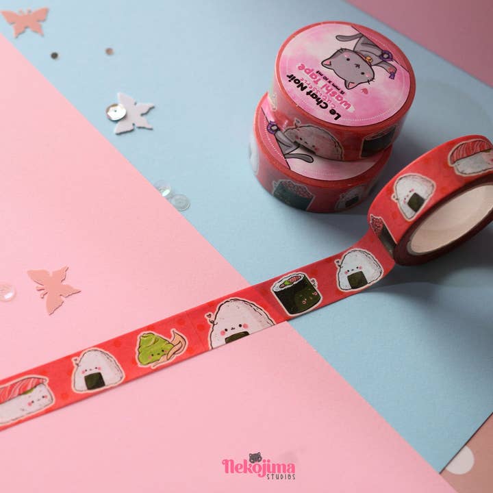 Kawaii Sushi - Washi Tape for wholesale by Nekojima Studios