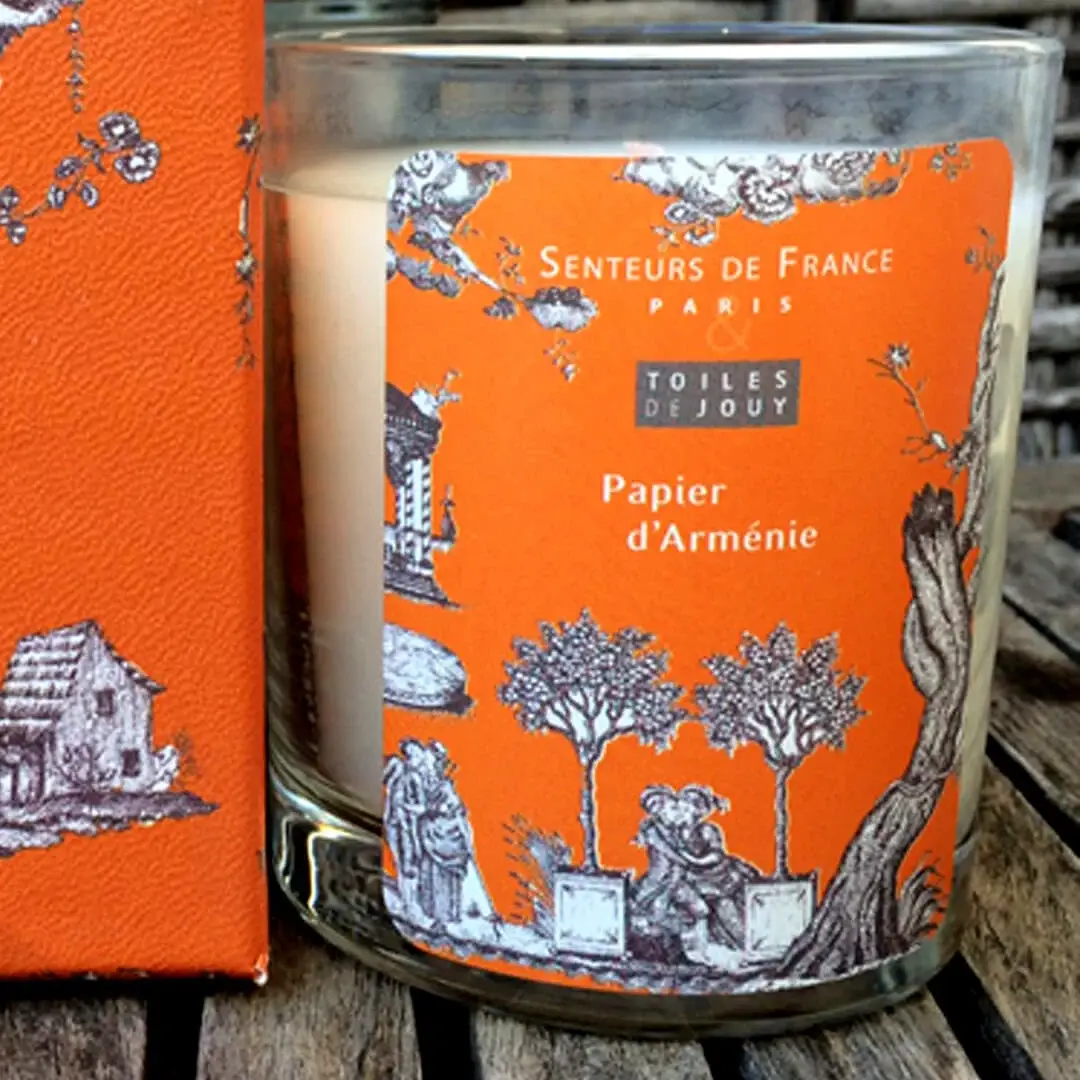 Senteurs De France - Wholesale Novelty Candle - Candle without box Toiles de Jouy Ambre1