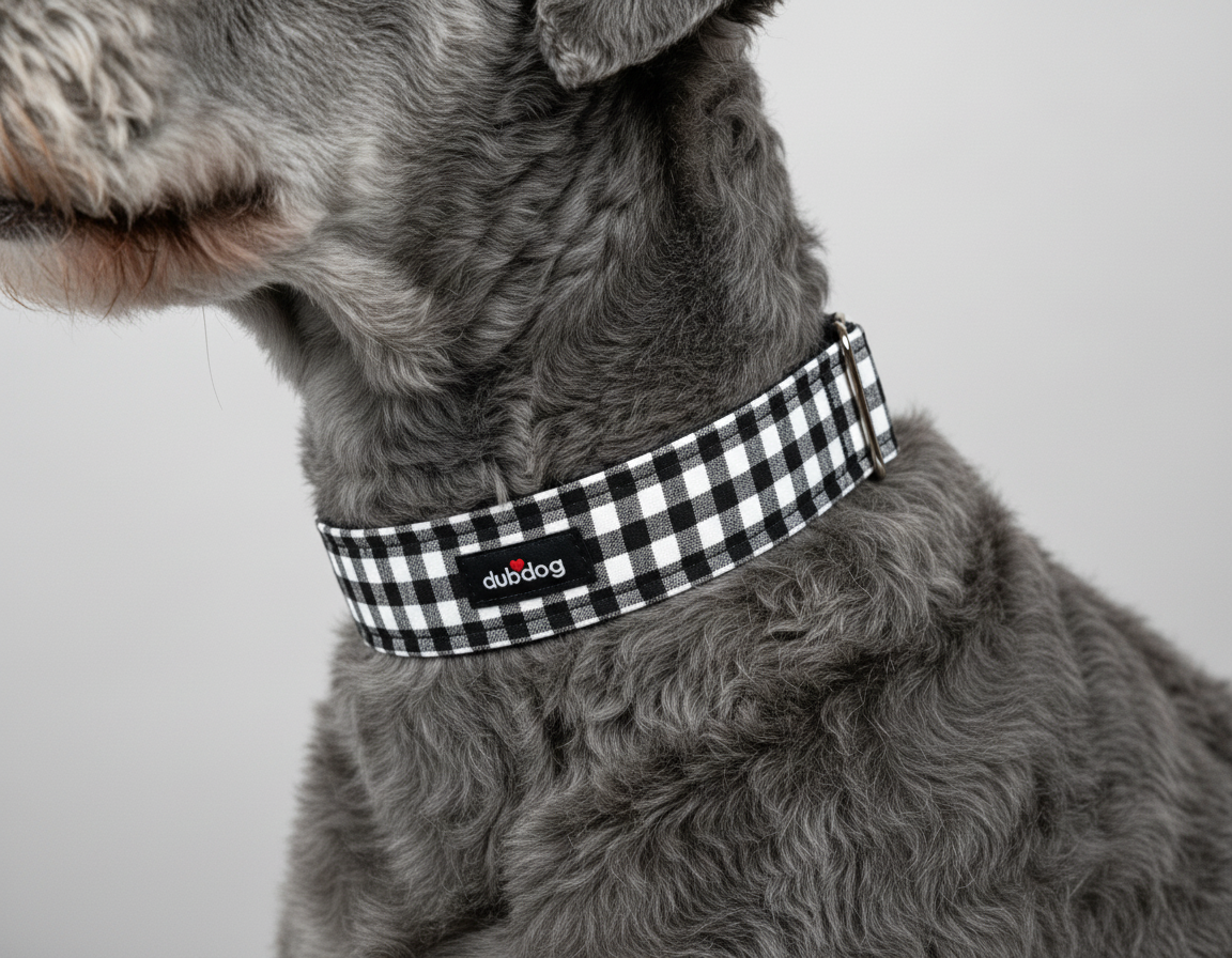 Dubdog Designs - Wholesale Pet Collar - Dog - Classic Check Dog Collar1