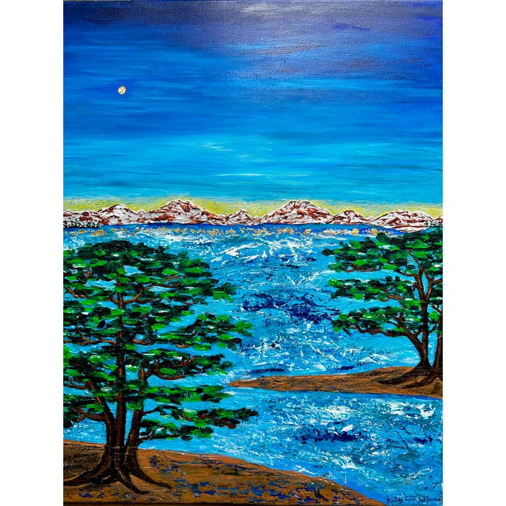 « Souffler dans la brise » pour la vente par Kimberly Costa-Stearns Artwork