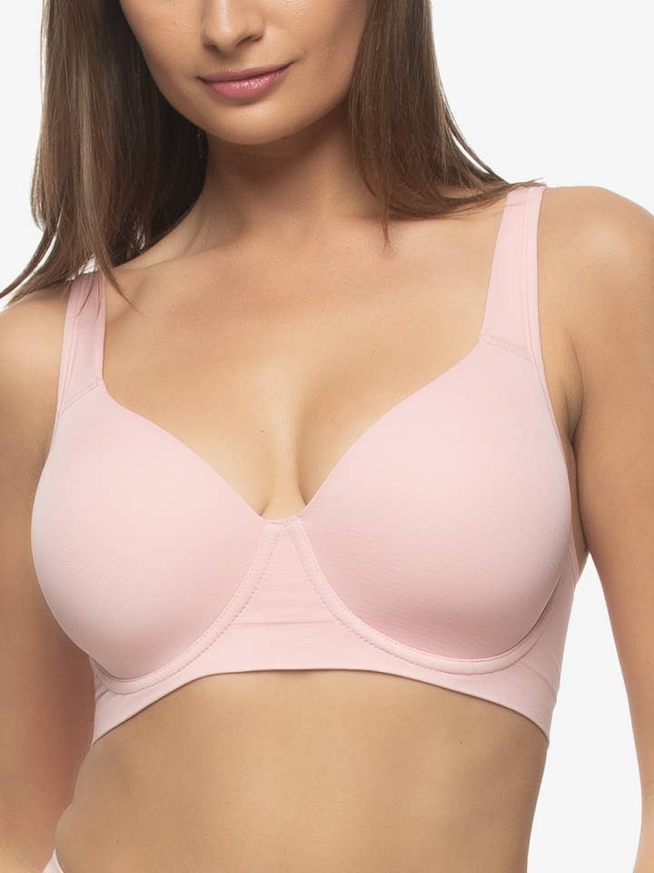 Utopia Full Cover Contour Bra - Bridal Rose for wholesale by Felina