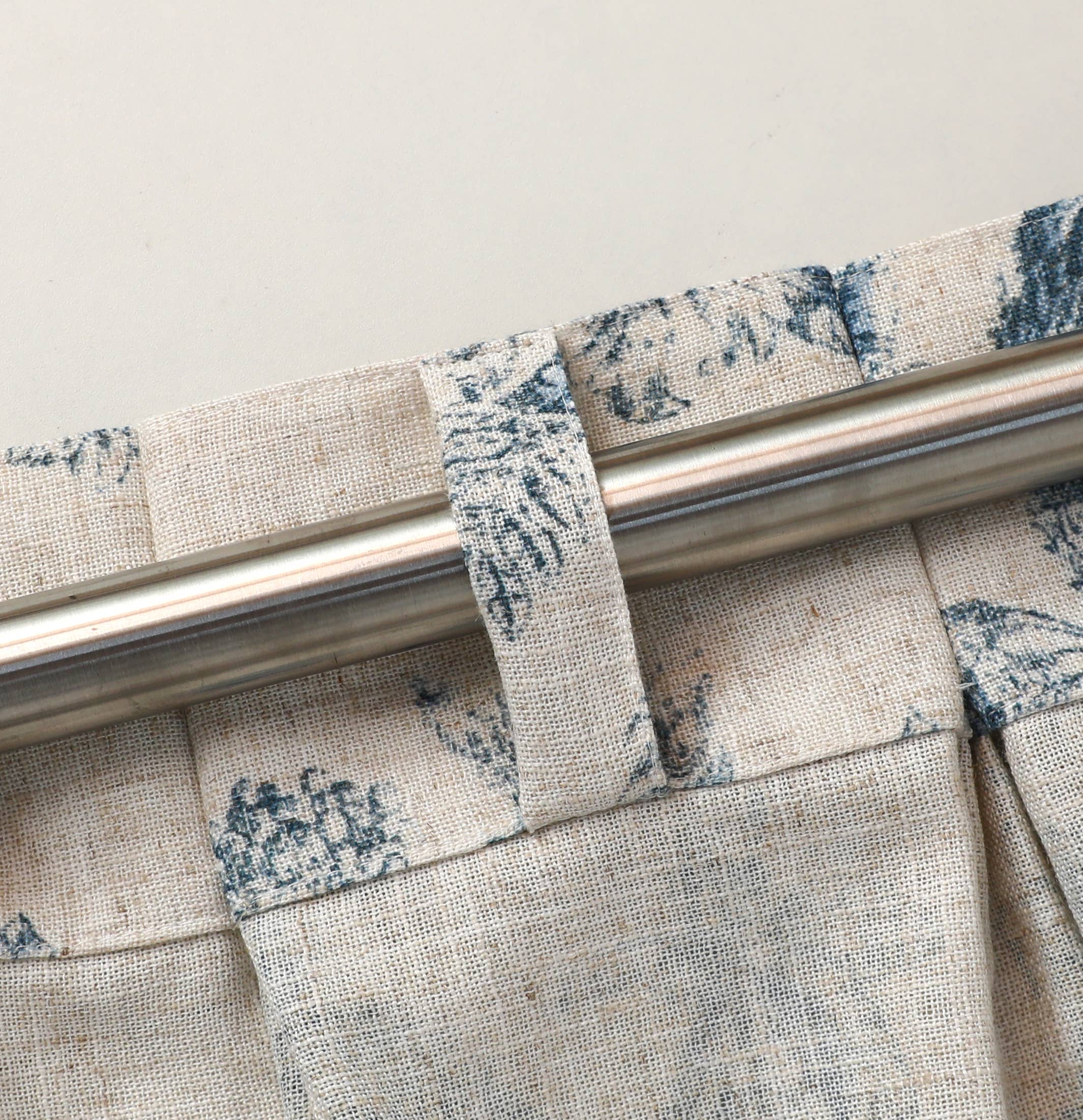 Shadisfy - Wholesale Drape - Peacock Pinch Pleated with Back Tabs Curtain Pair2