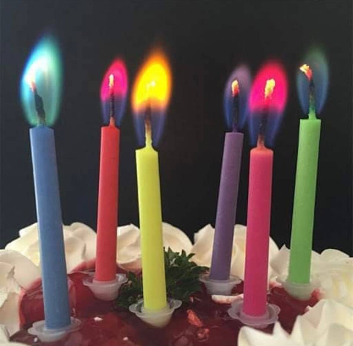 JII - Wholesale Cake Candle - Colorflame Birthday Candles in 26 Piece Counter Display32