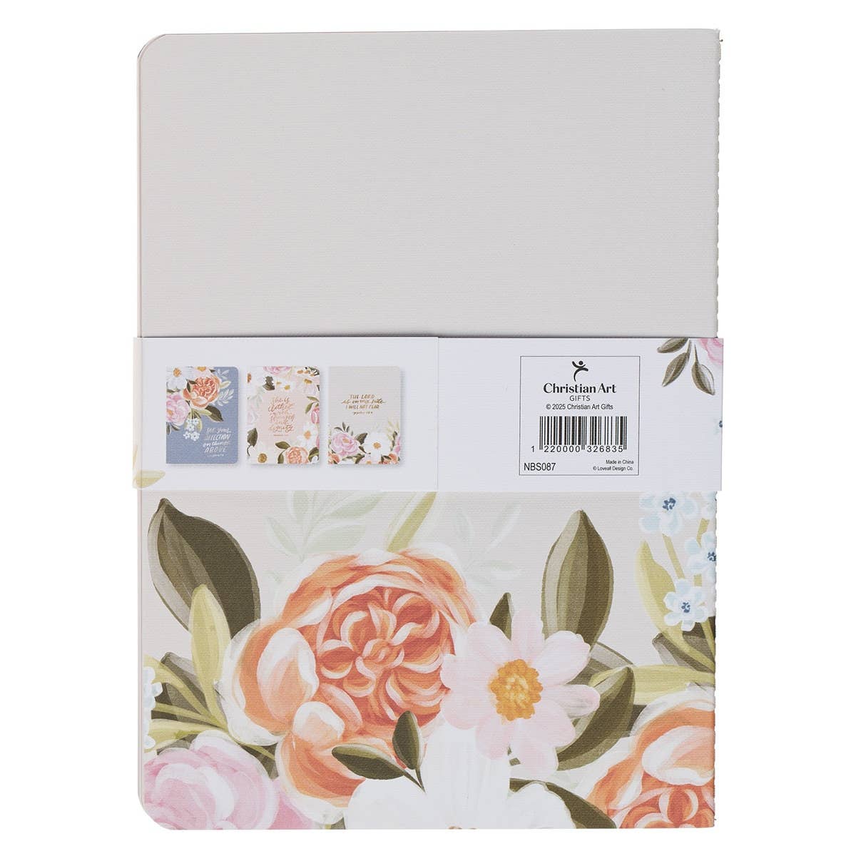 Christian Art Gifts - Wholesale Notebook - Notebook Set 3pc Lg Floral Set Your Affection Col. 3:21