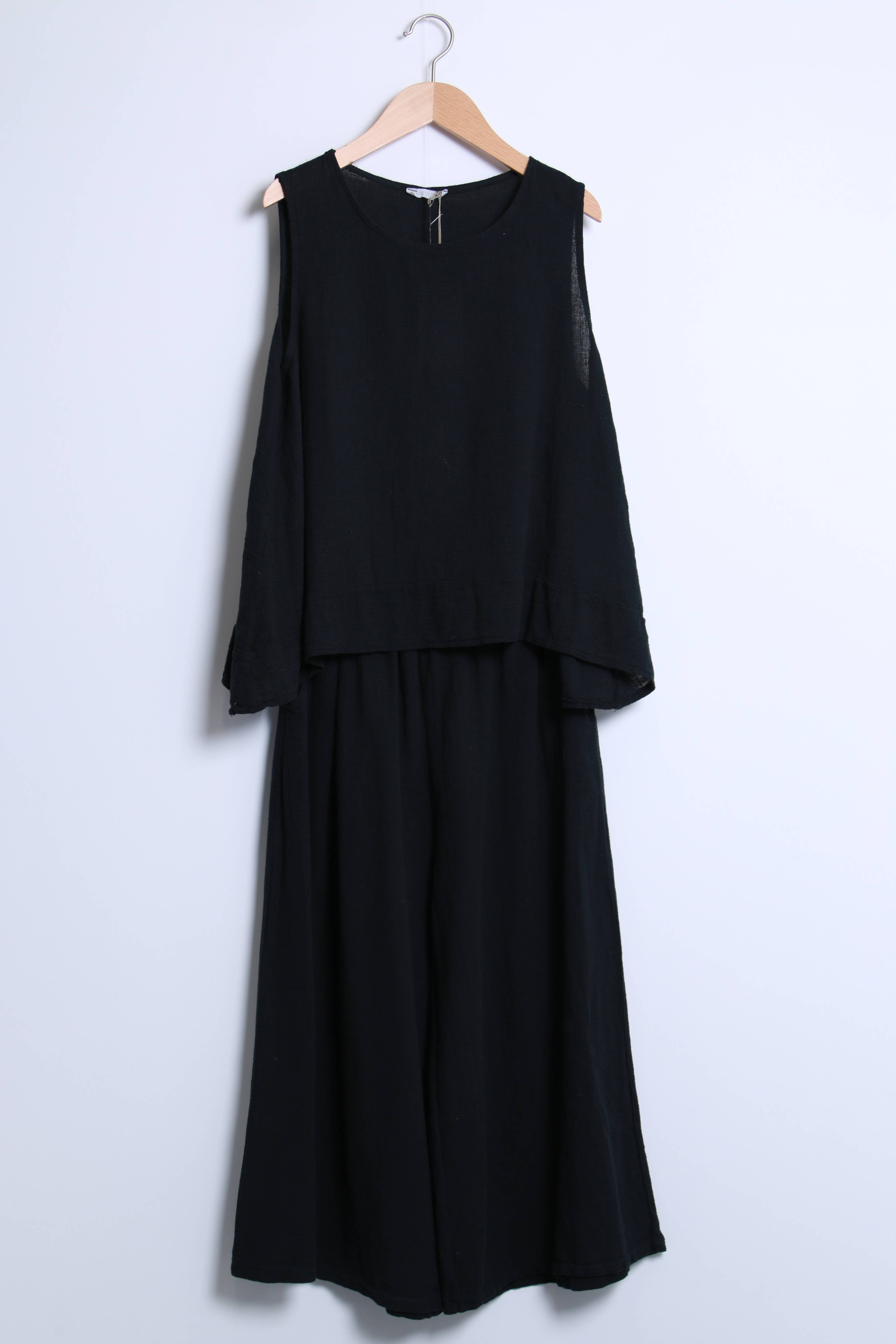 Shyloh - Vendita all'ingrosso Camicetta - Donna - Top ampio senza maniche in lino cotone 1581813