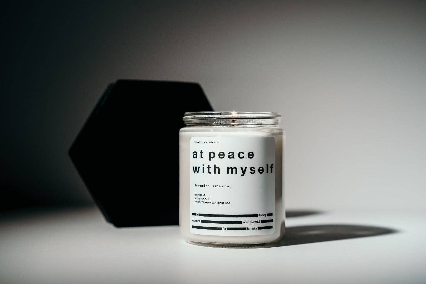 postmodernform - Wholesale Jar/Filled Candle - at peace with myself / lavender + cinnamon soy wax candle1