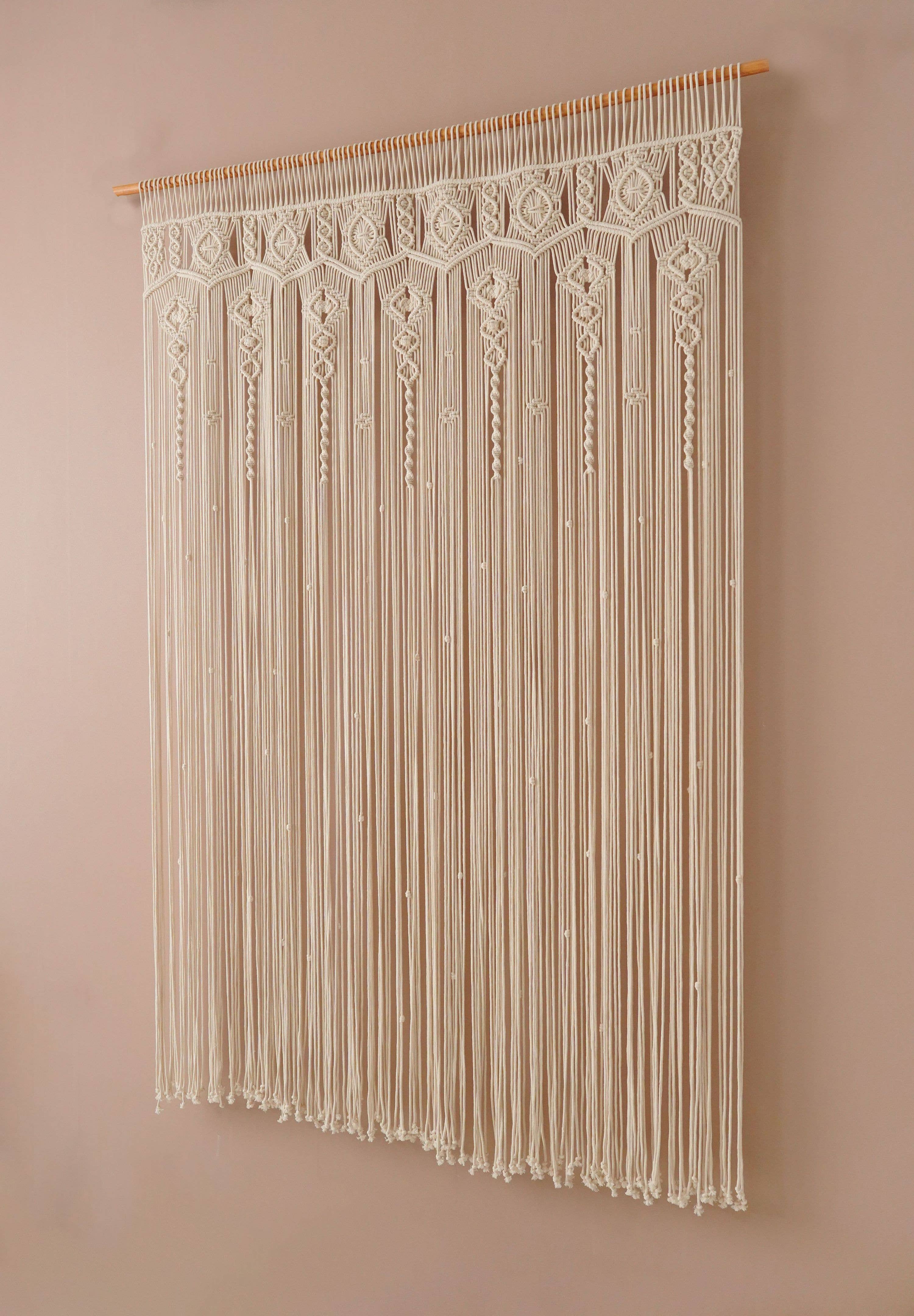 HeartCrafted - Wholesale Curtain - Large Macrame Curtain C265