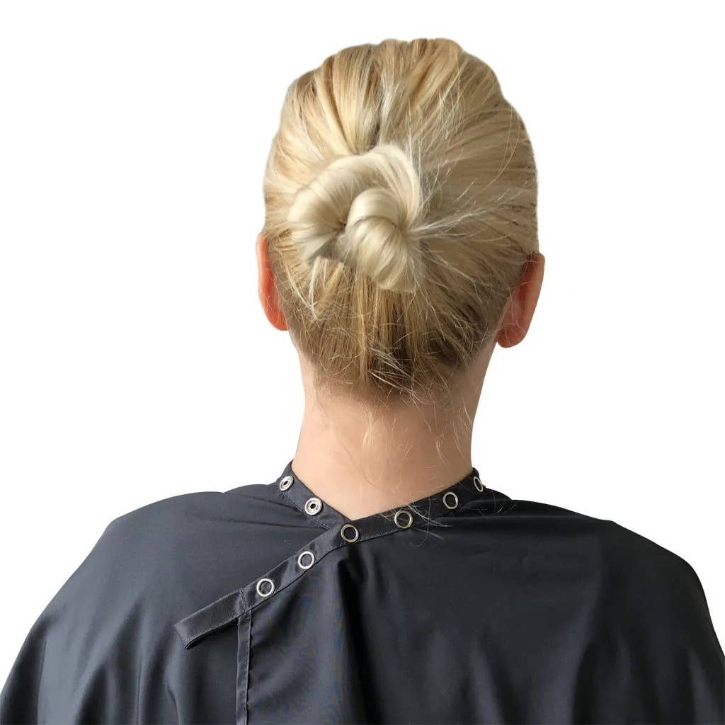 Color Black Lindo Professional Hair Cutting Cape for wholesale on Faire3