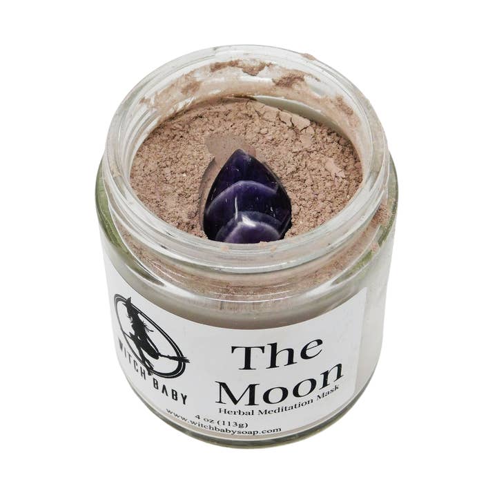 The Moon Herbal Meditation Mask for wholesale by Witch Baby Soap