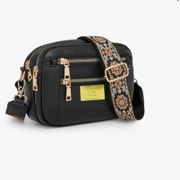 AlexisandGreenberg - Wholesale Crossbody Bag - Women's - A&G Crossbody Bag For Women Vegan Leather with Trendy Strap8