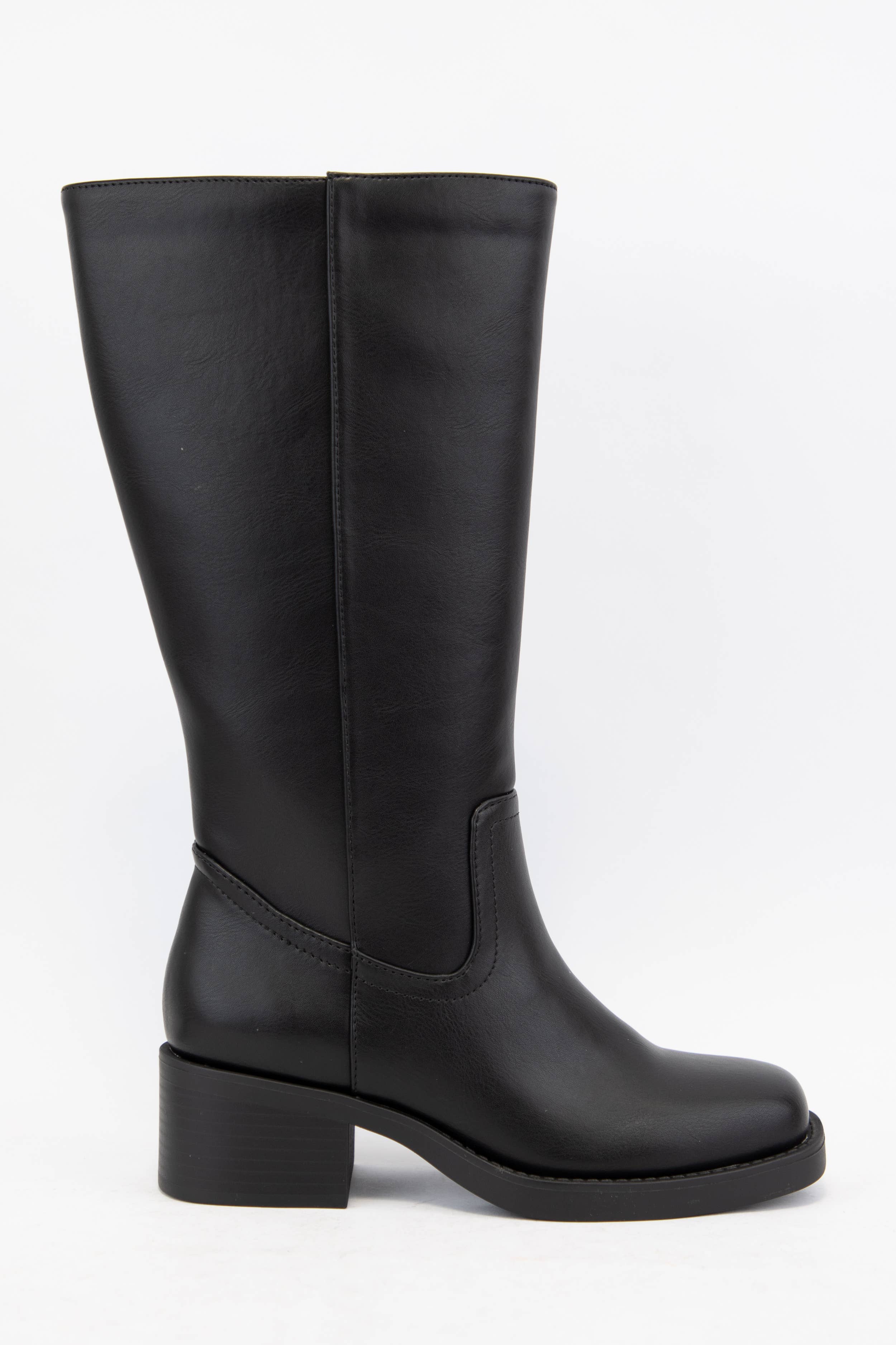 CCOCCI – wholesale Boots – Women’s – BELVIN MINIMAL DESIGN PULL-ON STYLE RIDING BOOTS3
