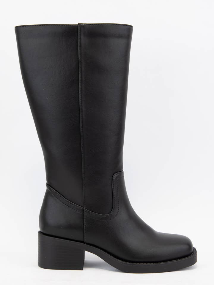 CCOCCI - Wholesale Boots - Women's - BELVIN MINIMAL DESIGN PULL-ON STYLE RIDING BOOTS3