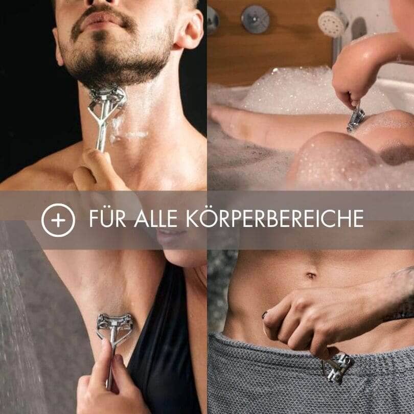 SHAVENT – Großhandel Rasierer – Herren – NEU: SHAVENT Original 2.0 - Magnetic Force - eleganter Schwingkopf-Rasierer aus Metall10