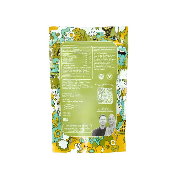 SuperMush - Wholesale Oral supplement/vitamin - Daily Energy Gummies1